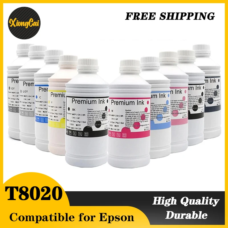 500ml Pigment ink T8020-T8029 for Epson SC-P10000 P20000 P10080 P20080 P10070 P20070 P700 P900 P708 P908 Printer Refill ink