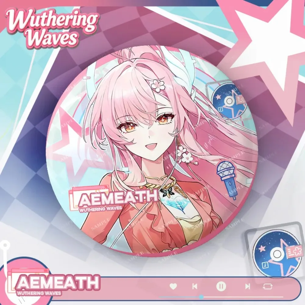 Game Wuthering Waves CHISA Aemeath LYNAE Mornye Acrylic Stand Model Plaque Cartoon Cute Pendant Keychain Bag Pendant Decoration