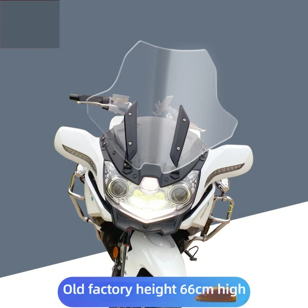 For CFMOTO State Guest CF650TR-G modified with raised windshield, thickened and widened front windshield panel
