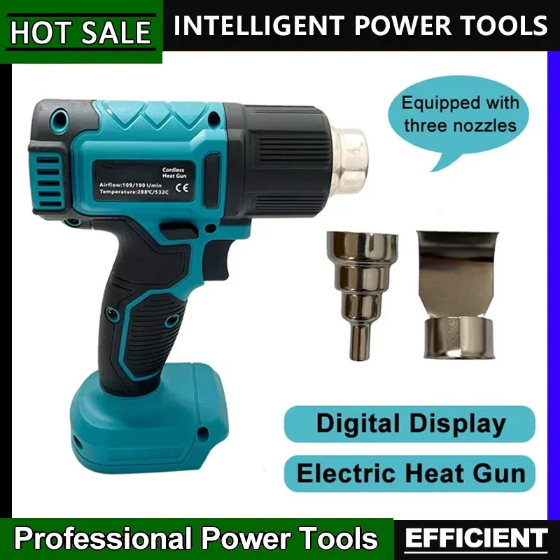 

Fit Makita Heat Gun Temperatures Adjustable Cordless Hot Air Gun Industrial Handheld Electric Heat Gun