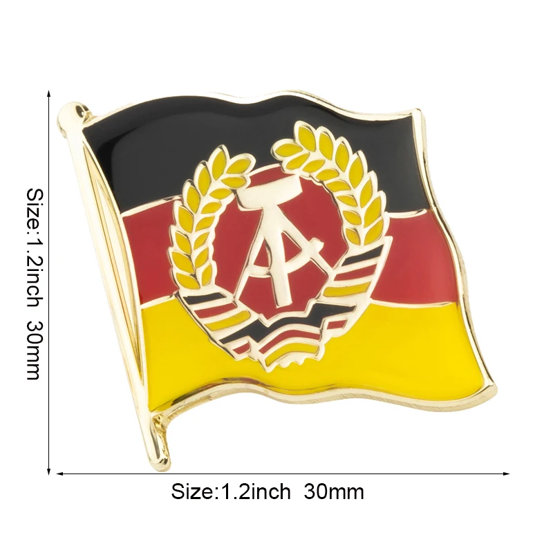 Flag Metal Soft Enamel Lapel Badge Pins Brooches