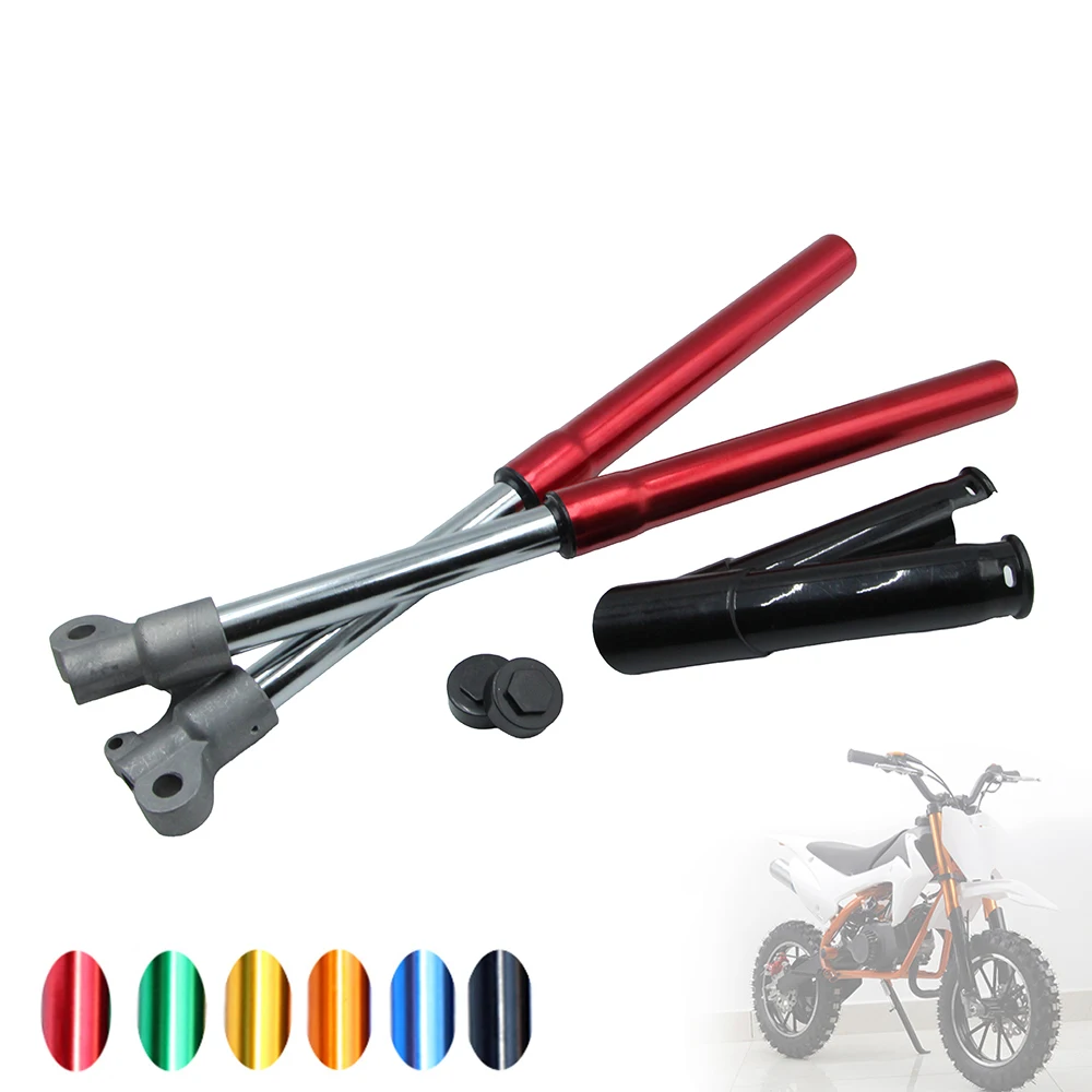 Motorcycle 35mm Front Fork Shocker 550mm Inverted Shock Absorber For 47cc 49cc Electric Mini Moto Pocket Dirt Pit Bike Motocross