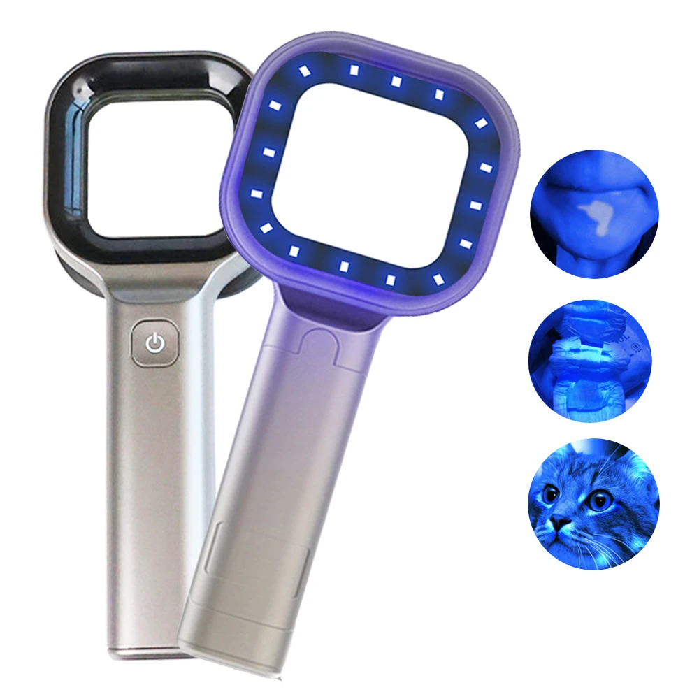 Lampe portable en bois pour animaux de compagnie, détection de peau de chat et de chien, 365 nanomètres, Irradiation UV, équipement vétérinaire, nouvelle collection