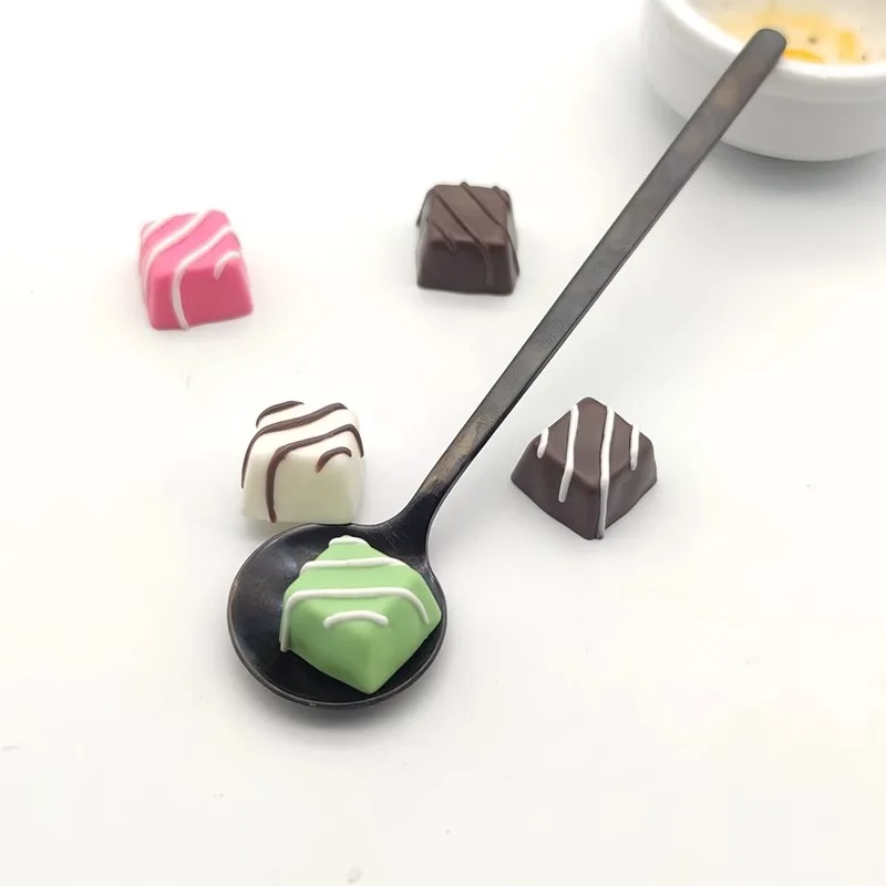 Schattige Kleurrijke Chocolade Gepersonaliseerde Sleutel Caps Hars Handgemaakte Aangepaste Mx Switch Keycaps Voor Mechanische Toetsenbord Accessoires Geschenken