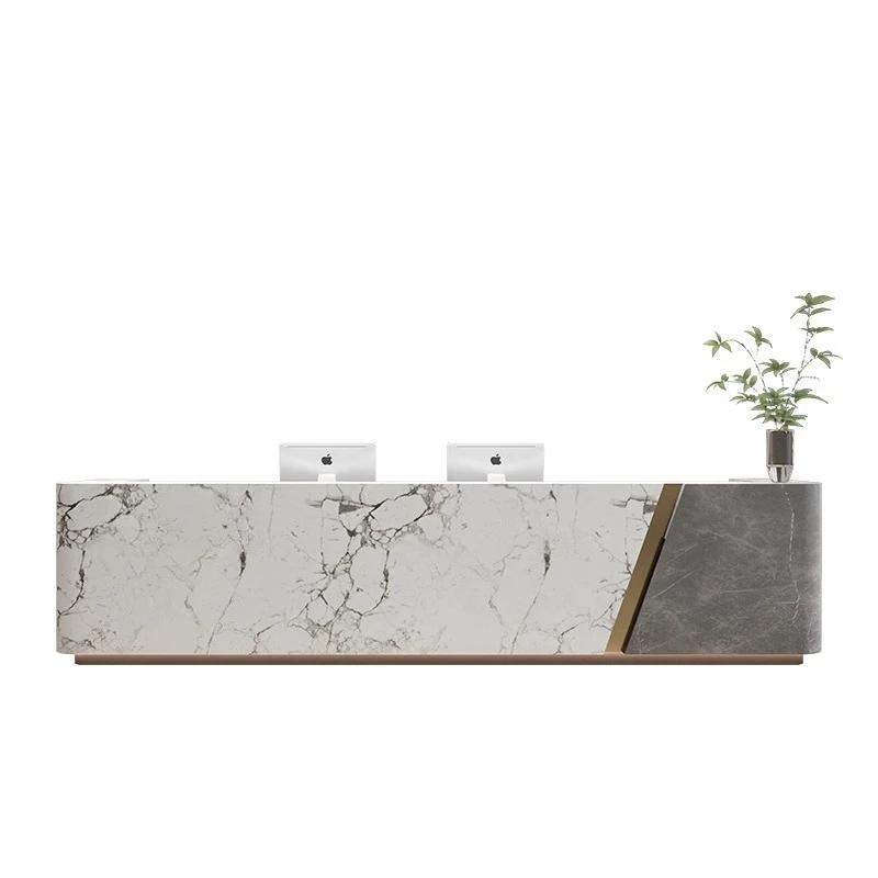 

Simple Modern Company Hotel Property Lobby Front Desk Reception Training Institution Gym Beauty Salon Cashier Bar