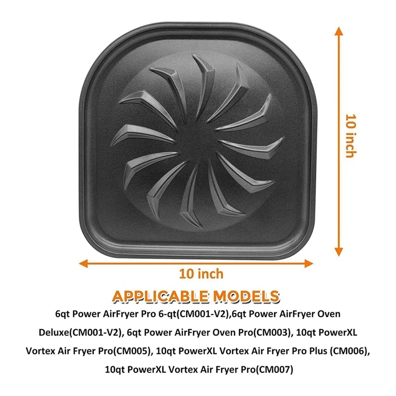 2 PCS Air Fryer Drip Tray, Air Fryer Replacement Parts Accessories For Vortex Air Fryer Pro Air Fryer, Vortex Air Fryer image 6