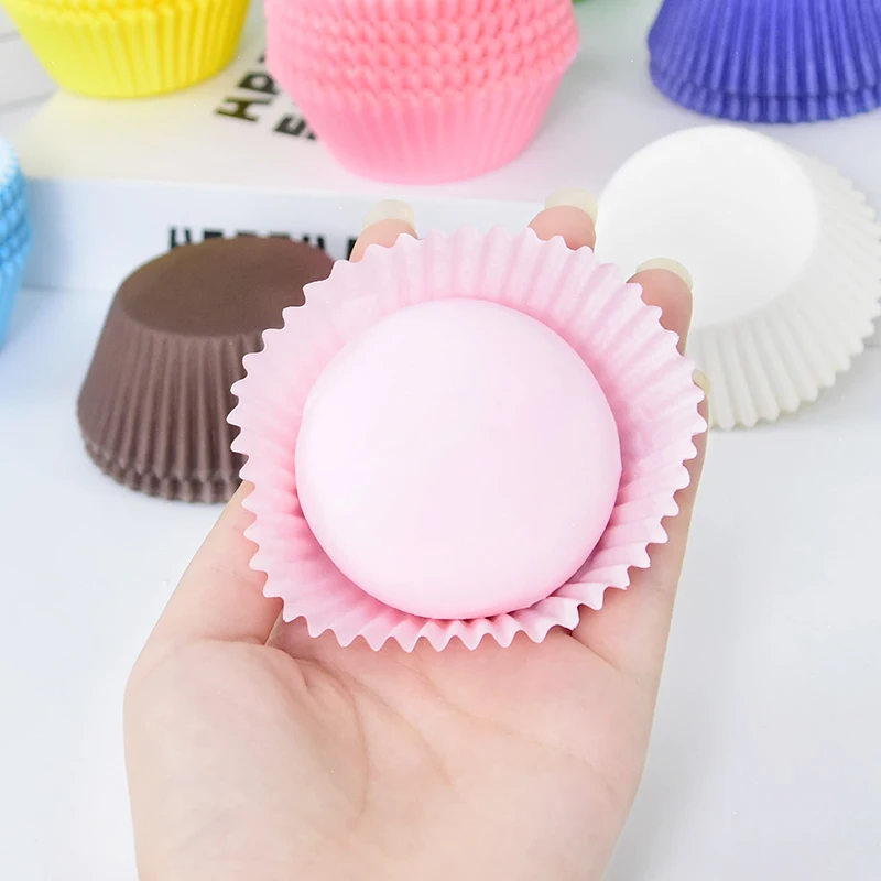 100Pcs Cupcake Moulds Paper Cupcake Liners Muffin Cupcake Holder Disposable Greaseproof Baking Dessert Cake Cup Mold