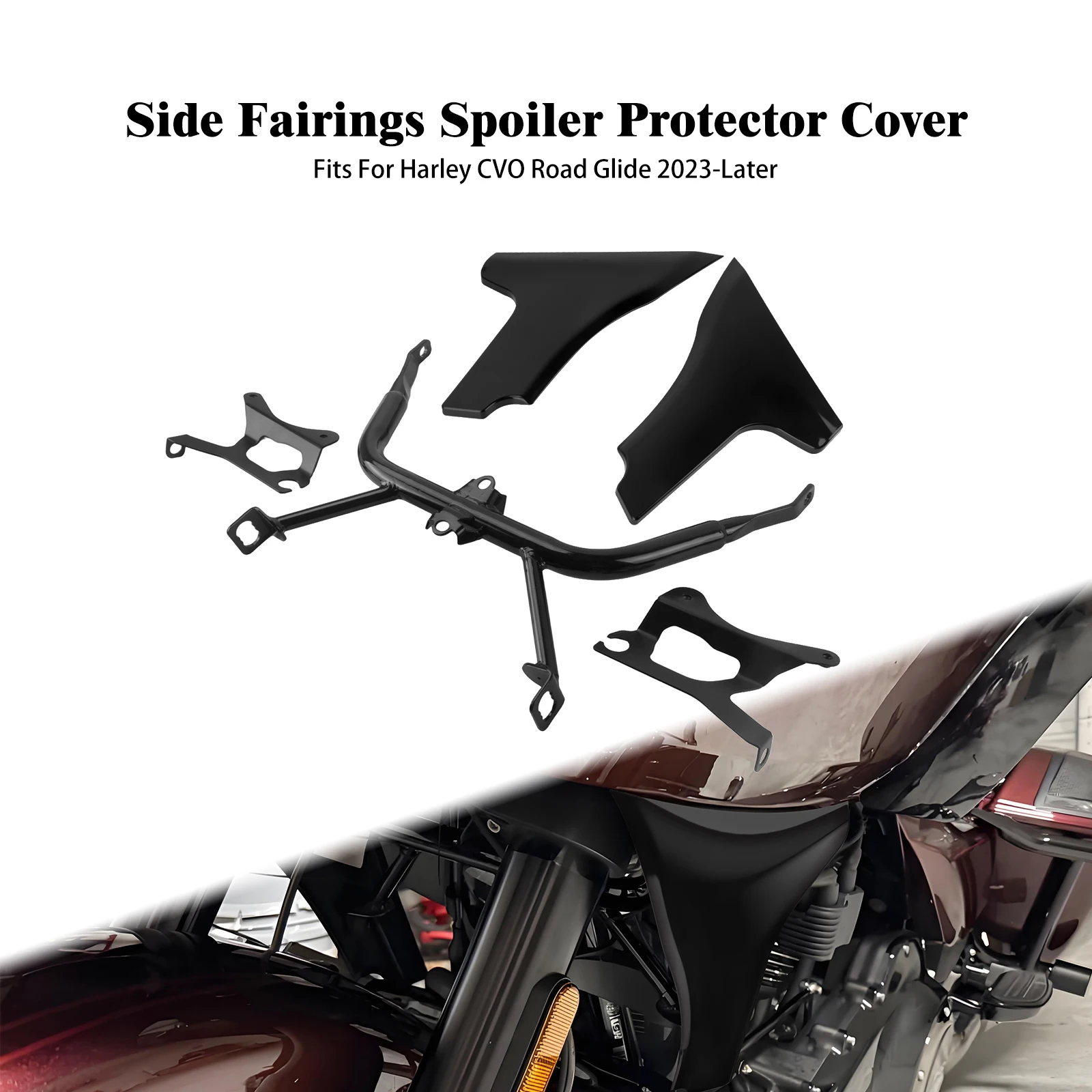 

Комплект кронштейнов для обтекателей мотоцикла, боковые панели, спойлеры для Harley Touring Road Glide FLTRXSE 23, FLTRX, FLTRXSTSE, CVO 24-25