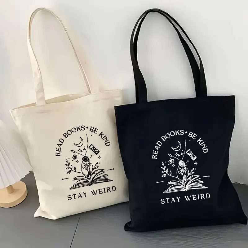 Read Books Be Kind Tote Bag Durable Reusable Tote for Women Multipurpose Commute Shopping Yoga Eco Perfect for Daily Use Gifts