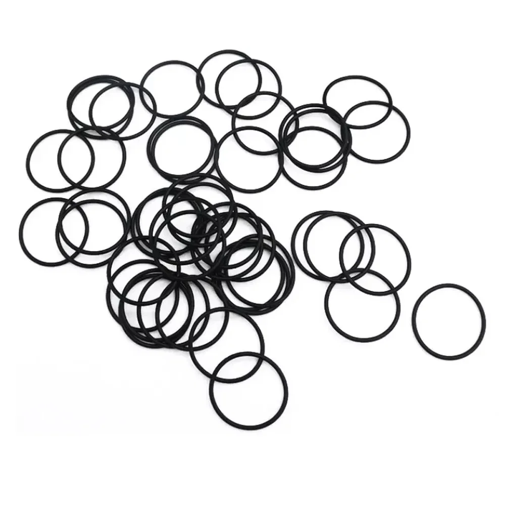 20Pcs Black NBR Oil Resistant Seal Ring Gasket CS 1/1.5/2/3/5mm Water-Proof Nitrile Butadiene Rubber O-ring Washer OD 46~105mm