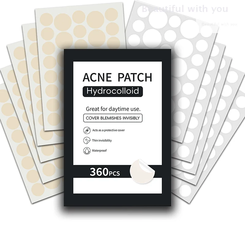 360pcs Pimple Patch Acne Invisible Acne Removal Skin Care Stickers Concealer Face Spot Beauty Makeup Tools