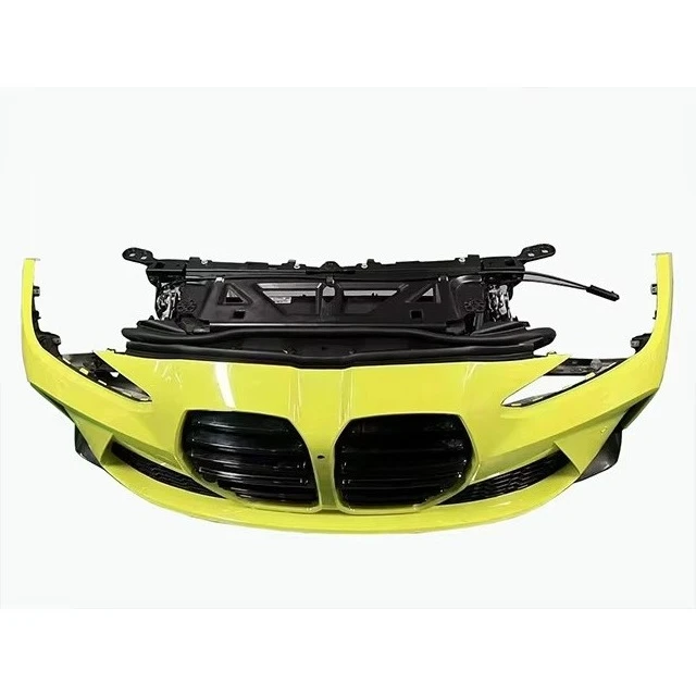 For M4 G80 G82 Front Bumper Headlights Radiator Fan Parking Sensor Wiring Harness Absorber Diffuser