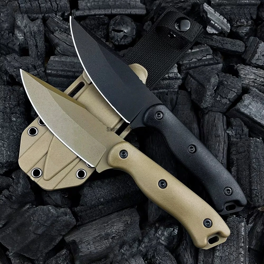 

Желтый, черный, 2-цветный нож Fixe с лезвием, уличный охотничий нож для выживания, тактический нож, походный нож для самообороны, EDC, ручные инструменты