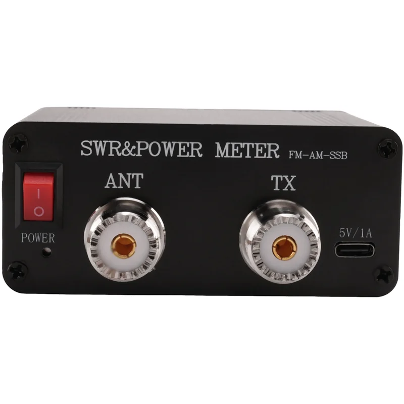 AD23-1 قطعة CQV-SWR120 120 واط SWR ومقياس الموجة الدائمة للطاقة 240 × 240 شاشة عالية الدقة بالألوان الكاملة