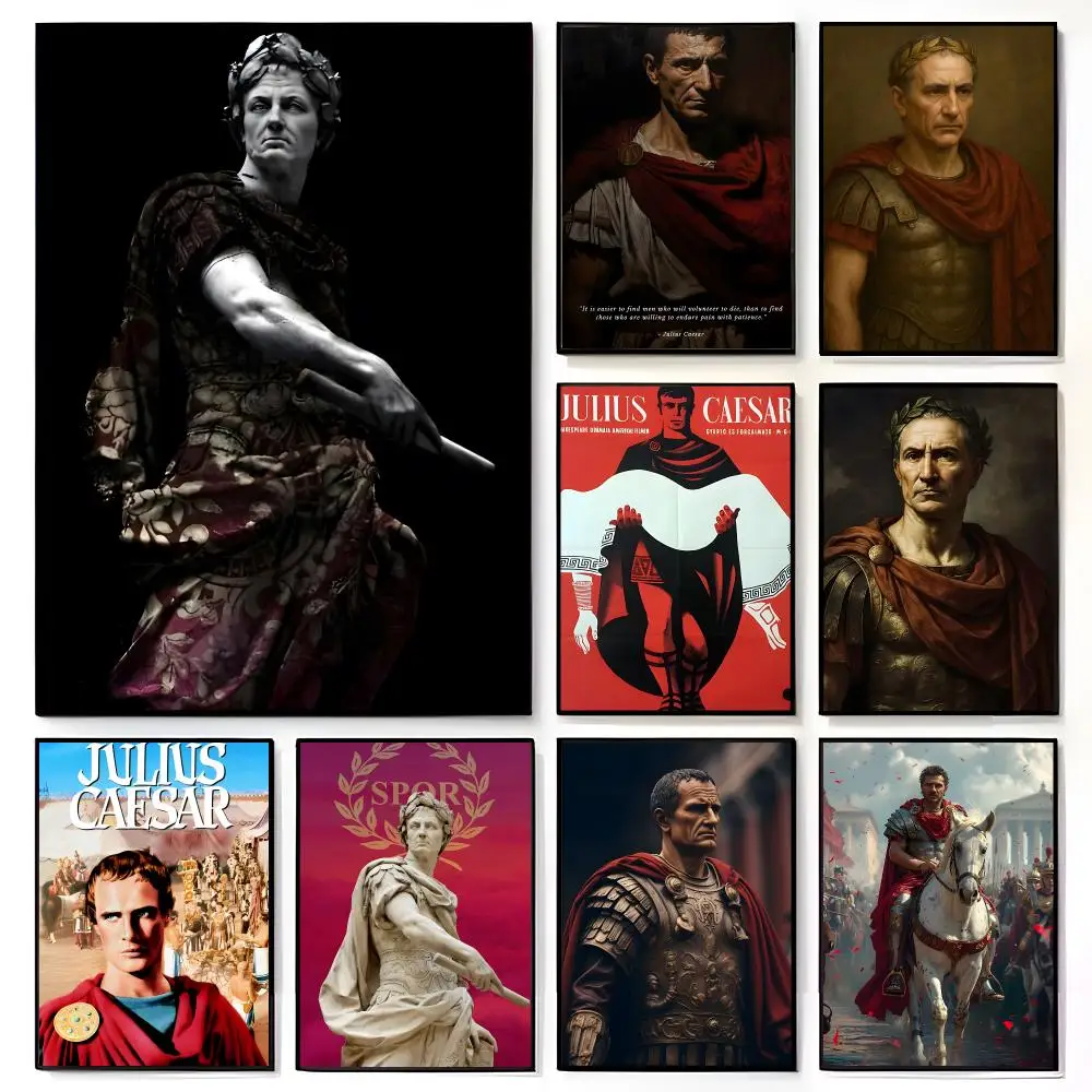 Historical Figure Biography G-Gaius Julius Caesar Poster American Film Mural Home Childrens Room Wall Decor Print