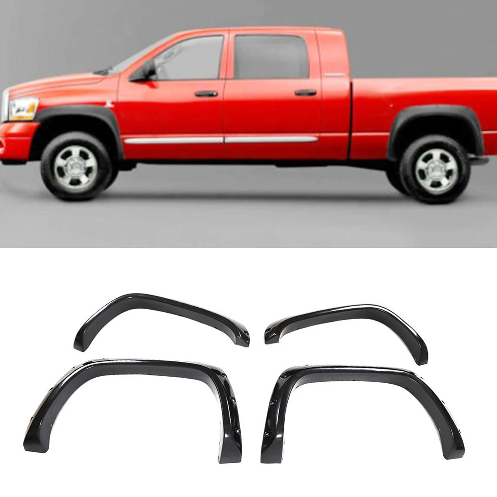 Car Wheel Arches Fender Flares Mudguards Trims For Dodge Ram 1500 2500 3500 1994 - 2002 Wheel Arches Fender Flares Trims