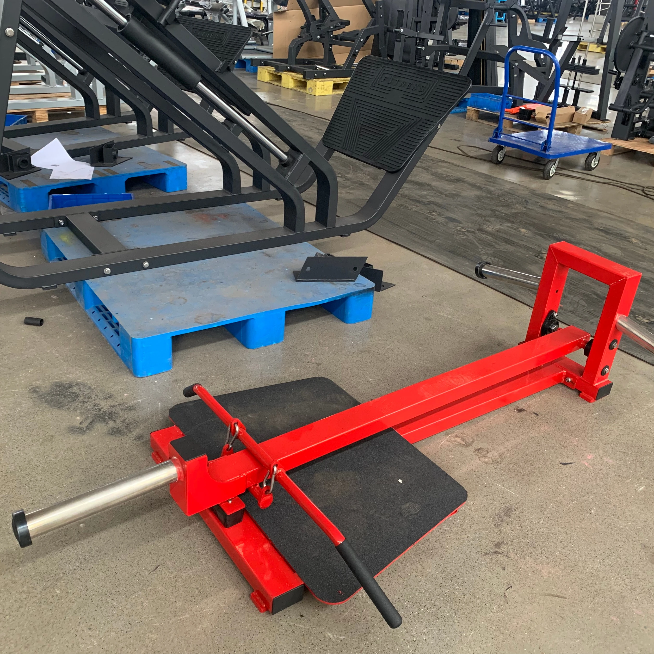 Fitness Equipment Manufacturing Plate Strength T-Rowing Machine with Rotary Adjusting Handle