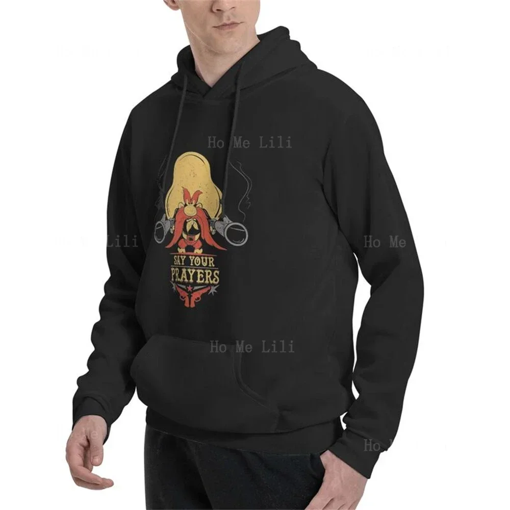 Looney Tunes Foghorn Ray Horn Sam Says Your Prayer Retro Sports Hoodie