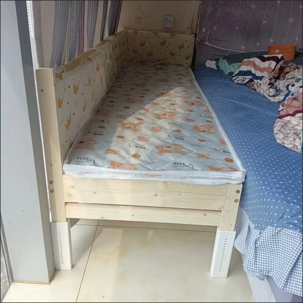Solid Wood Convertible Toddler - Bassinet Bedside Sleeper ulasan dan harga