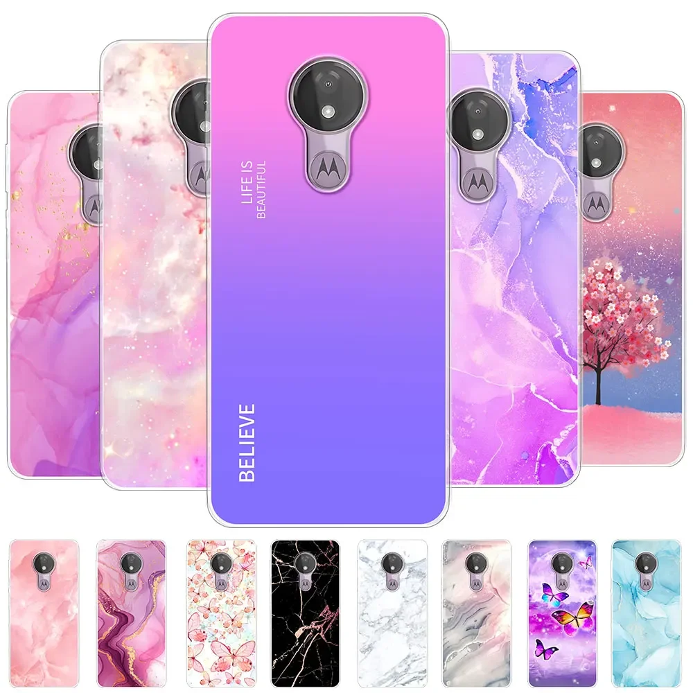 For Moto G7 Power Case Clear Coque For Moto G6 Play Moto G6 Plus Cover Clear Silicone Soft TPU Coque For Motorola MotoG6 Fundas