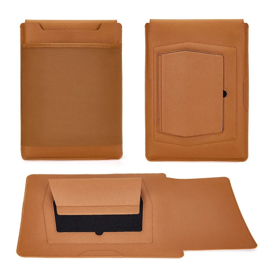 Shockproof Laptop Sleeve Holder with Stand Water Resistant Notebook Protective Case Multi-angle Adjustment for MacBook Pro