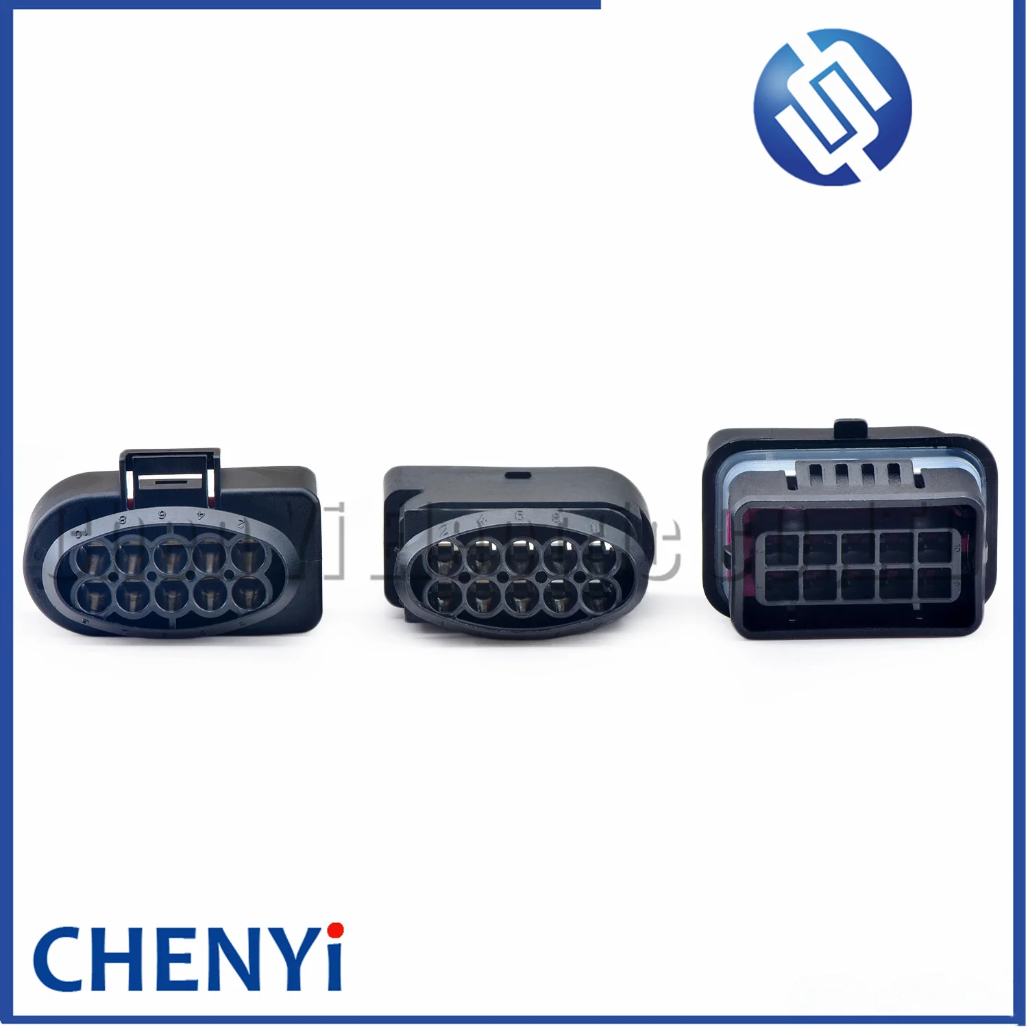 10 Pin Temp Sensor Plug Waterproof Deflation Valve Connector Halogen headlight plug For Jetta Mk4 Passat 1J0973835 1J0973735