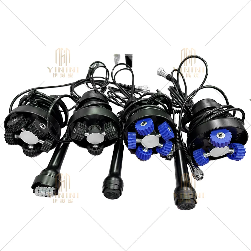 

Профессиональный вибромассажер для тела G8 с 7 насадками для роликовой терапии, коррекции фигуры, уменьшения жира и целлюлита