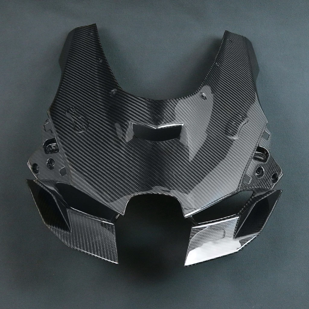 Motorcycle Accessories Carbon Fiber Front Headstock Fairing parts Kits For Kawasaki ZX10R 2022 2023