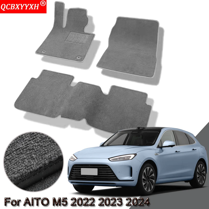 

Custom Car Floor Mats For AITO M5 2022 2023 2024 Waterproof Non-Slip Floor Mats Internal Protection Carpets Rugs Auto Accessory