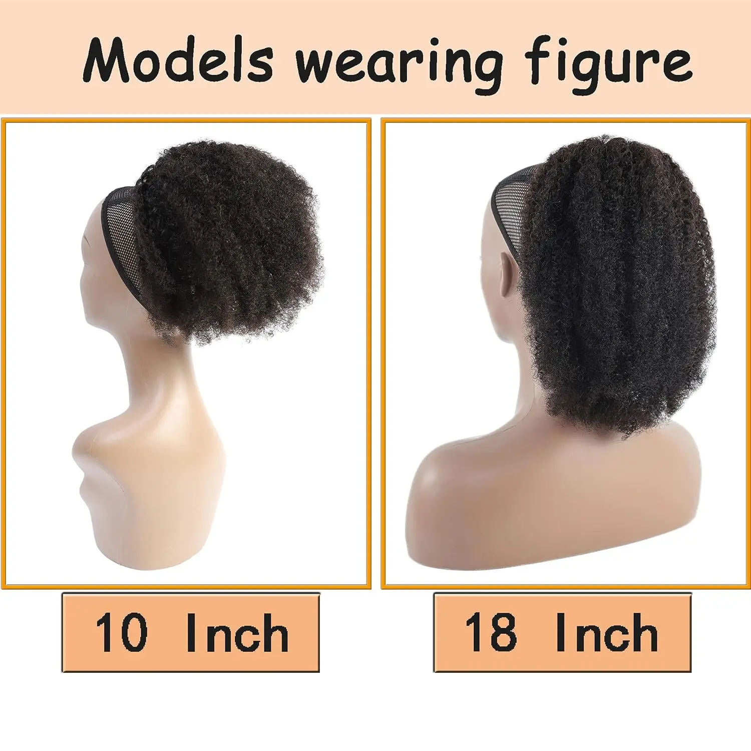 Alipretty Drawstring Ponytail Afro Kinky Curly Ponytail For Women Afro Ponytail Human Hair 100% Extension Clip in Hairpieces