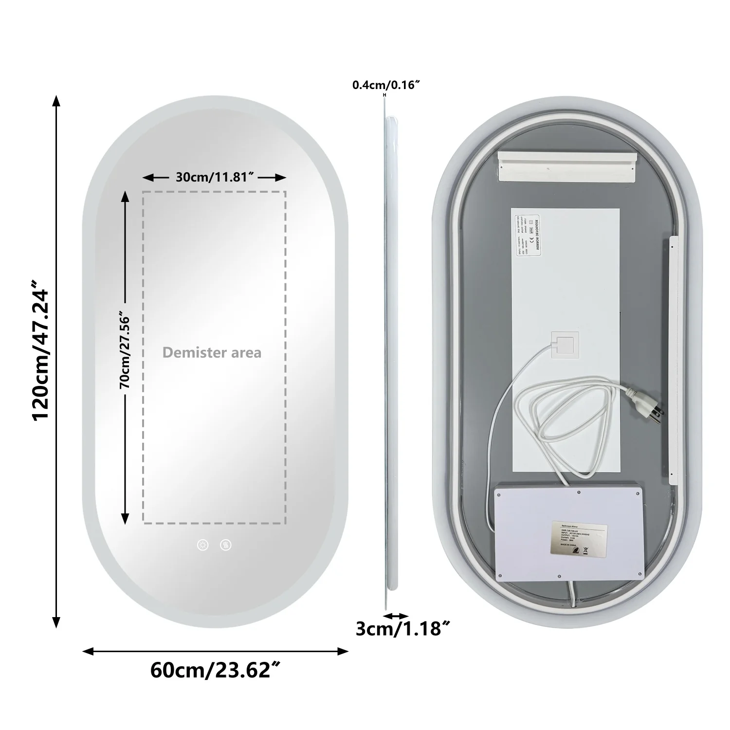 Thumbnail 4 - #13 Top Anti-Fog Bathroom Mirrors Picks for Every Budget