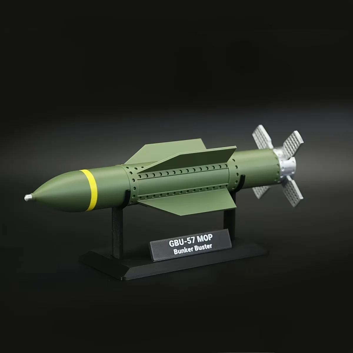 GBU-57 Gigantisches Bodenbohrer-Missil-Modell, Militärisches Nicht-Funktionales Ausstellungsstück, Desktop-Dekoration – Detail 3
