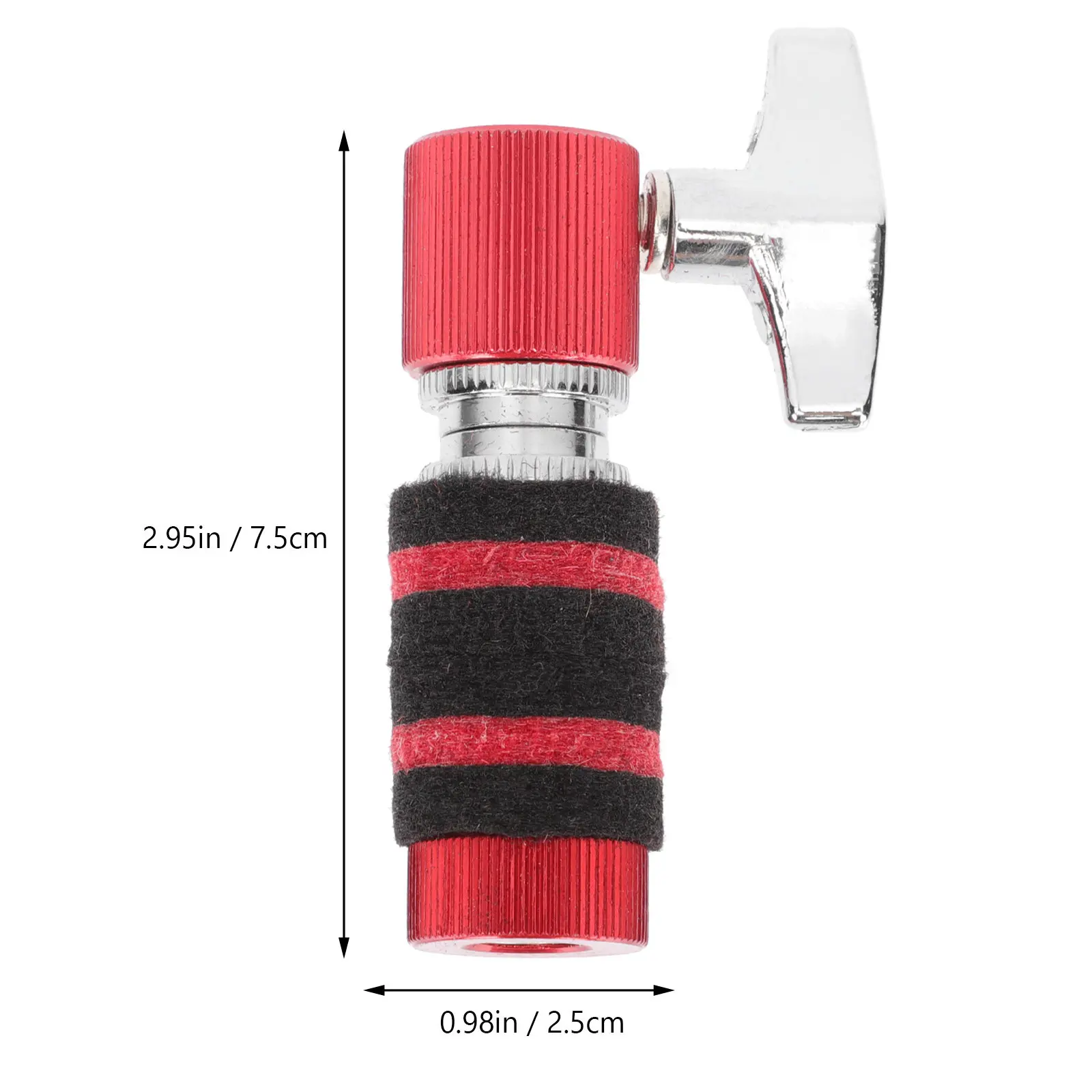 Sturdy Aluminum Alloy Cymbal Hi-Hat Clutch for Drum Kits Small Compact Design Smooth Control Rustproof Drum Part Accessory