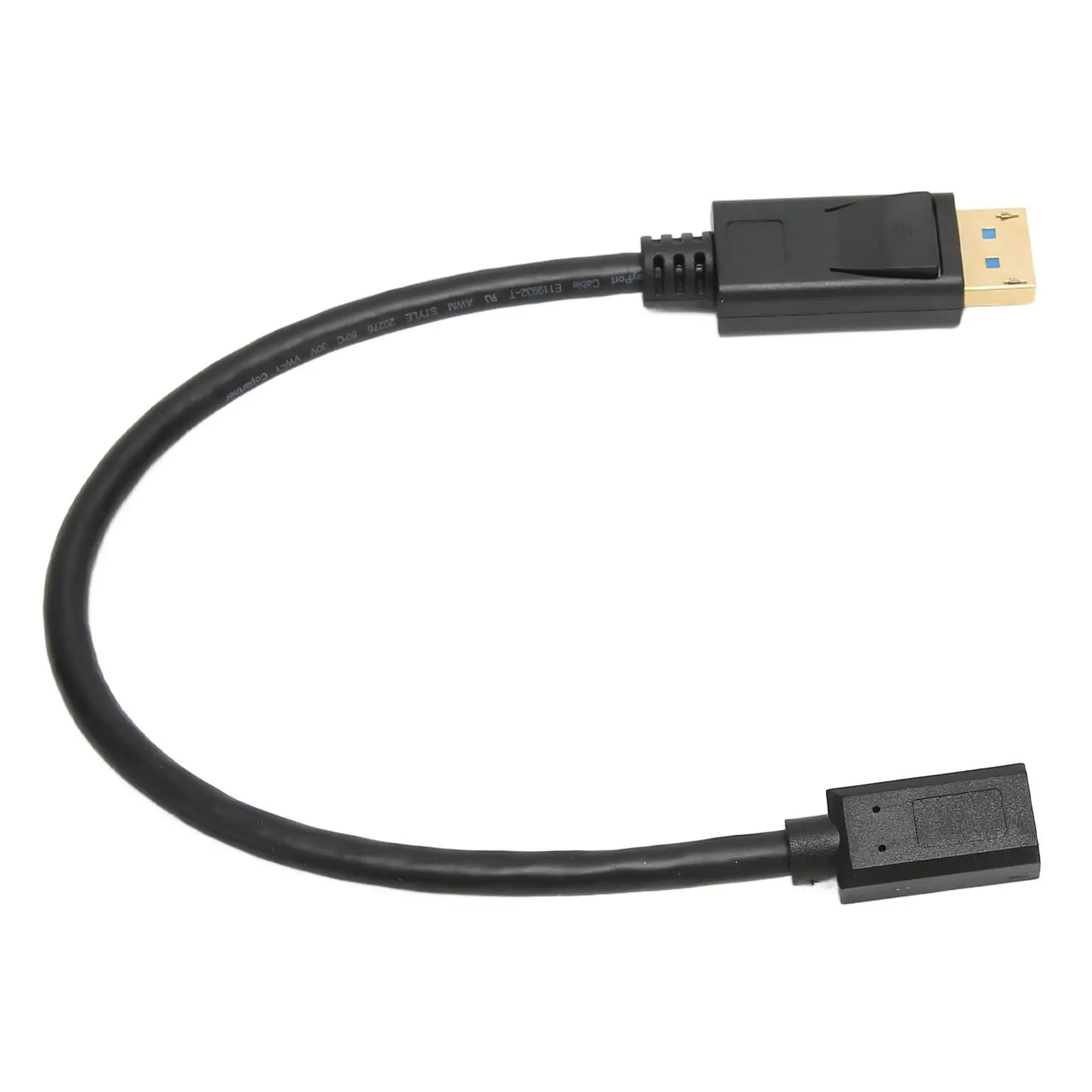 DP Male to Mini DP Female 8K 60Hz Cable, 4K 144Hz, 32.4Gbps, 30cm DisplayPort 1.4 for PC & Monitors