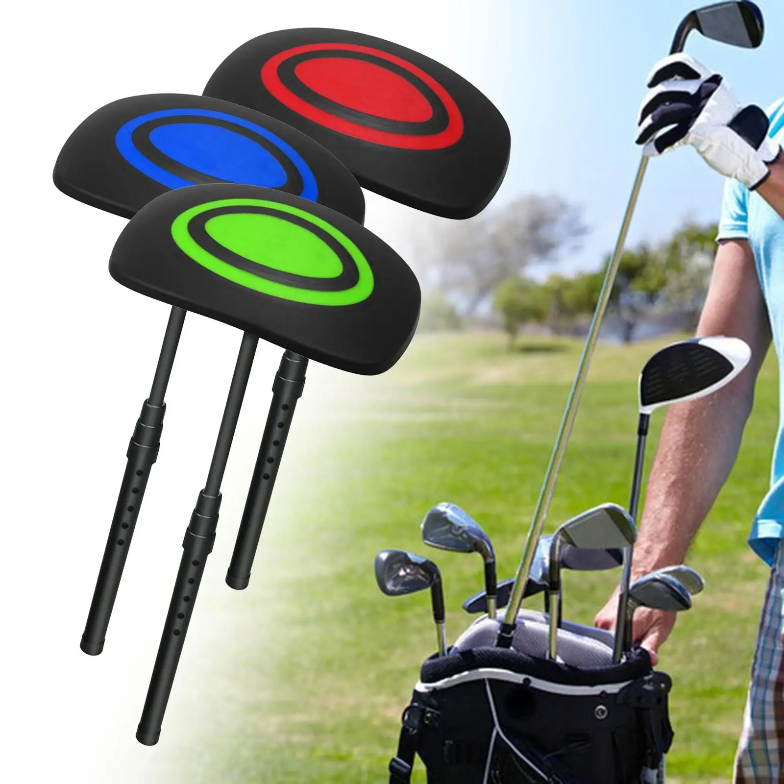 

Golf Bag Support Rod Adjustable Length Folded Telescopic Golf Support System