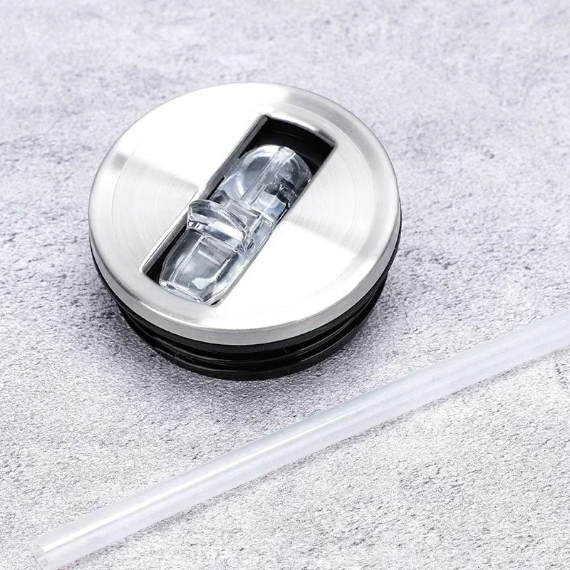 Only Lid or Lid and Straw for Thermos 304/316 Stainless Steel Cup/Bottle Accessories Bottle Cap Kitchenware