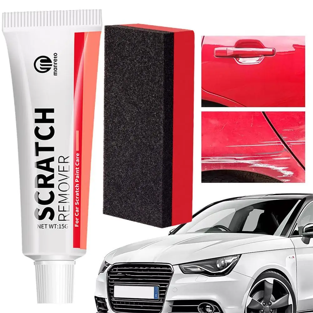 

Средство для удаления царапин автомобиля, краска для кузова автомобиля, гладкий уход, автомобильная полировальная паста, губка, сломанные царапины, ремонт, инструменты для ухода за краской