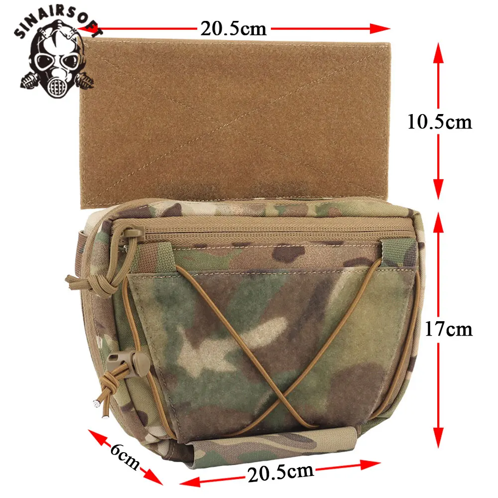 ยุทธวิธี Raid Drop กระเป๋า V2 Fanny Pack Quick Deployment Tube ห่วงที่ถอดออกได้ใส่การล่าสัตว์เสื้อกั๊ก Raider ขยาย Medical Sub กระเป๋า