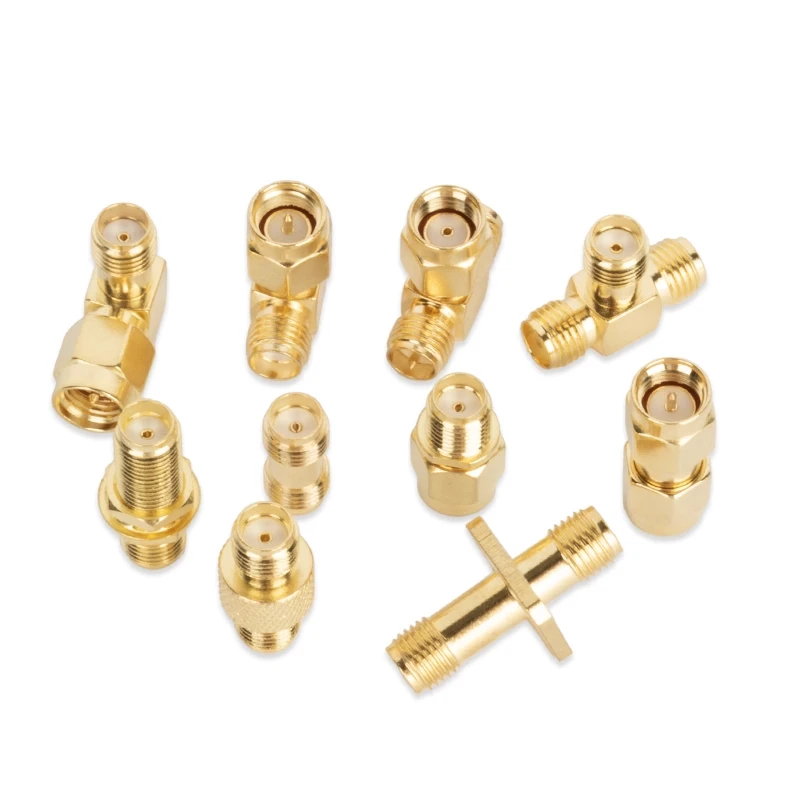 1pcs RP Reverse Pole Double Bend Rotating Female Double Pass Female to Male SMA-JJ Male to KK Female to JKW Adapter