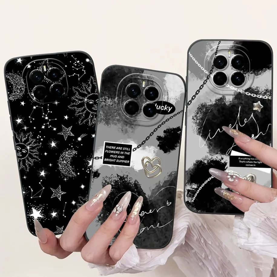 

For Honor Magic 7 Case Luxury Space Soft Silicone Lens Protective Cover For Honor Magic7 Pro Funda PTP-N49 PTP-AN10 Phone Shells