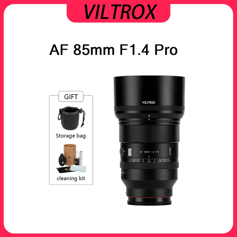 

Полнокадровый портретный объектив VILTROX 85 мм F1.4 PRO с автофокусом и большой диафрагмой для sony zve10 a7iii a6400 a6700 fx30 a7iv A7CR E Mount
