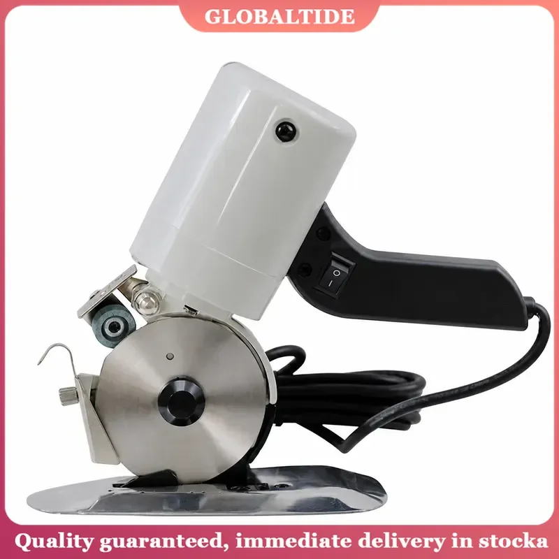 Electric Portable Low Noise Lightweight Cloth Cutter Fabric Round Cutting Machine for Clothing Leather Artware DIY Sewing