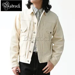 MBBCAR army green corduroy TPYEII 507XX jacket men's American heavy vintage work coat beige Amekaji Lapel gentleman jacket 3114