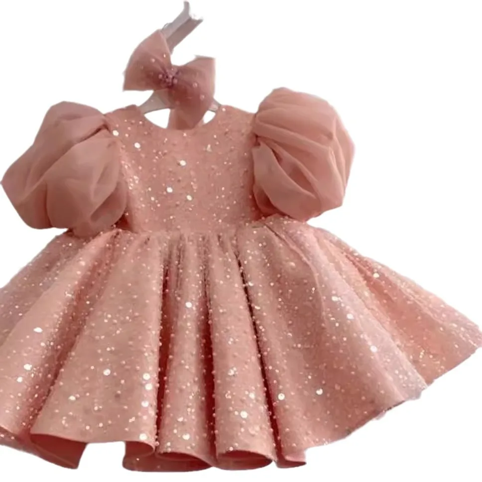 Holiday Formal Baby Dresses for Elegant Party Girls Dresses on Offer Liquidation Luxury Girl Children's Dress Infant Dress Gown