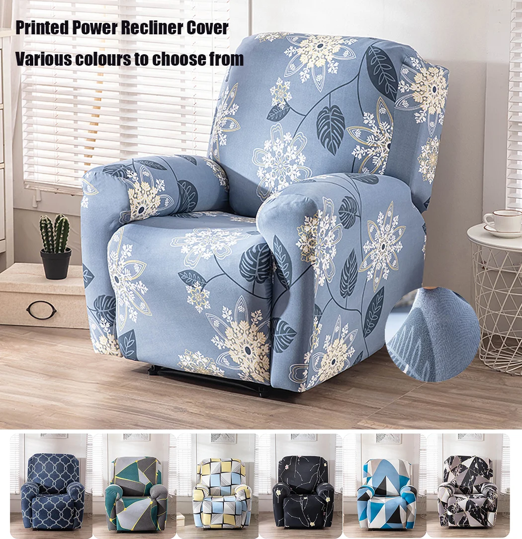 4/6/8PCs  Elastic Recliner Chair Cover Recliner Sofa Slipcover Couch Cover Armchair Slipcovers for Living Room Home Decor