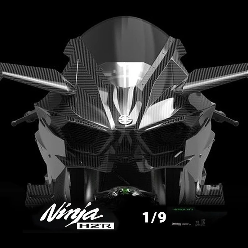 MENG MT-001S 1/9 H2R 오토바이 쾌적한 색상 버전, 접착제 없는 색상 분리, 스케일 모델 키트 생일 선물 DIY