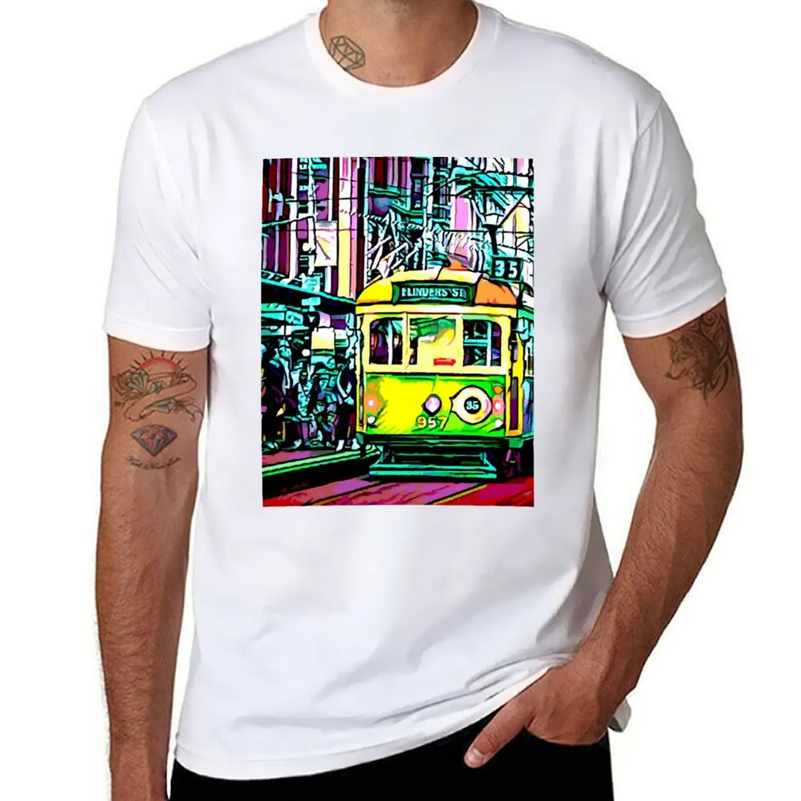 

Melbourne Australia Trams T-Shirt g man t shirts for men funny t shirts dark humor T-Shirt