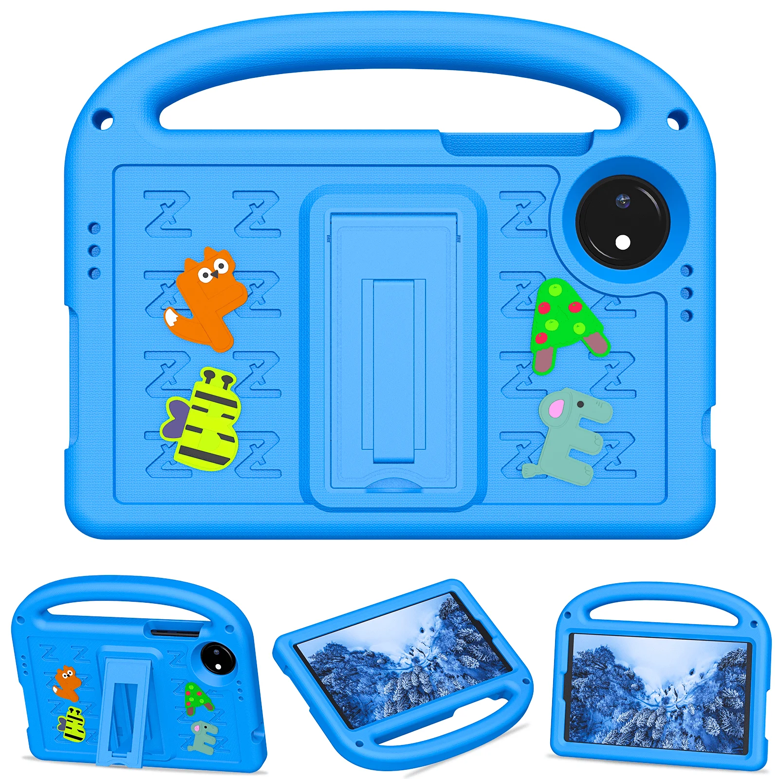 Kids Safe EVA Case for Xiaomi Redmi Pad SE 8.7 4G 2024 Case Portable Children Shockproof  Handle Stand Tablet Protective Cover