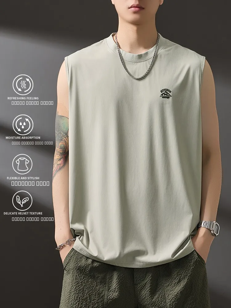 

ex Summer Loose Fit round Ne Svel T-irt Qui Dry Breathable Moisture ng Faionable Sweat Vest Top