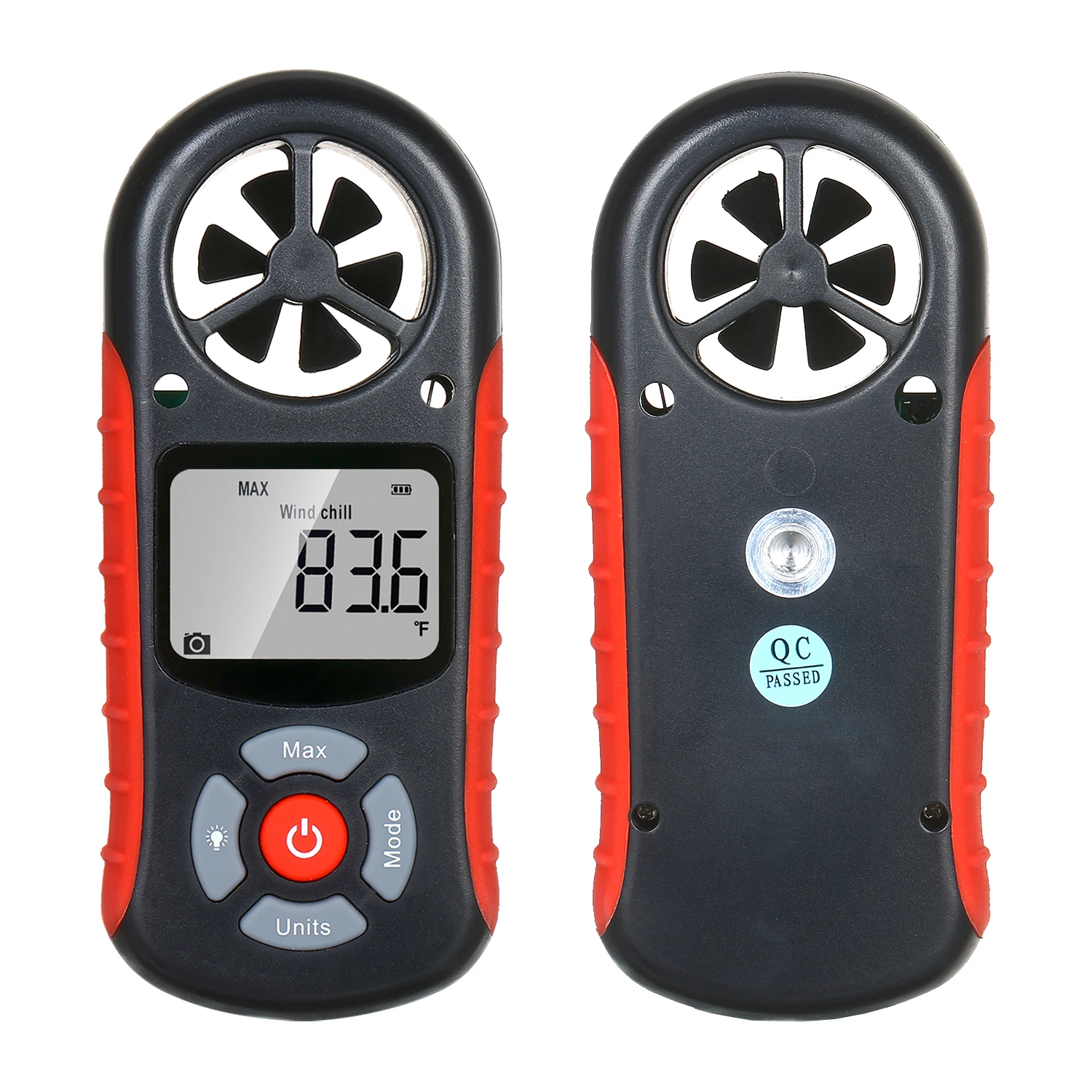 

Multifunctional Anemometer Wind Speed Meter Air Velocity Gauge Diagnostic-Tool Temperature Measuring Wind Speed Handheld Sensor